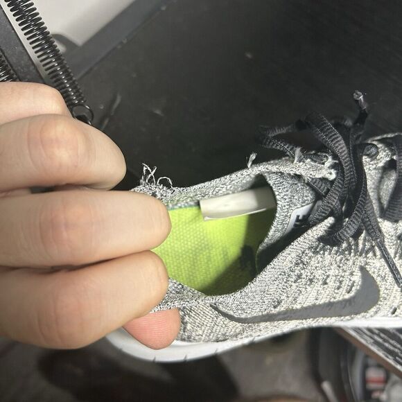 Nike Free RN Flyknit 2017 Women's Size 9 Running Shoes Black White Oreo - Picture 5 of 9